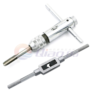 进口台湾T型棘轮丝锥绞手 棘轮转牙扳手M3-M8 丝攻板手M5-12