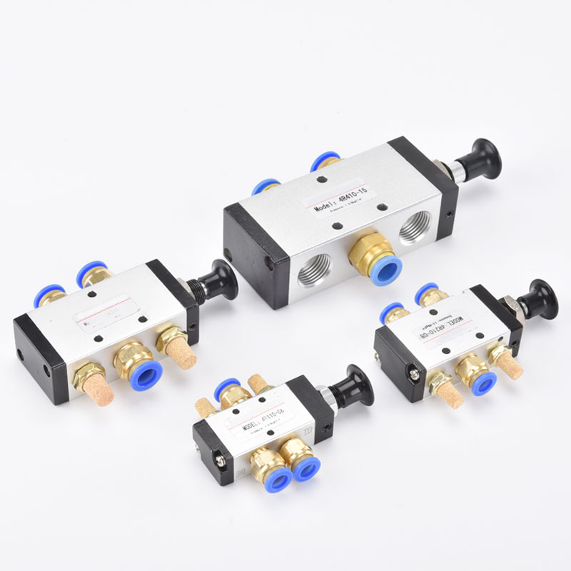 气动手拉阀3R210-08 4R210-08气缸控制开关推拉式气阀4R310-10