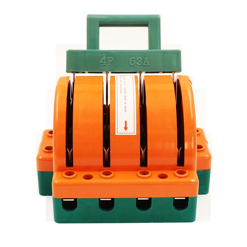 全铜闸刀4P63A闸刀开关 双向双投闸刀开关HK11倒顺闸刀负荷开关