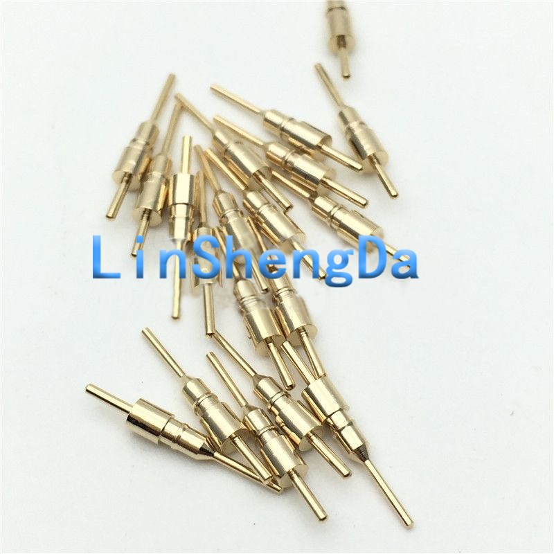254MM 1P圆孔排母排针 单针 光针 镀锡 镀金 圆孔针座 10个/50个