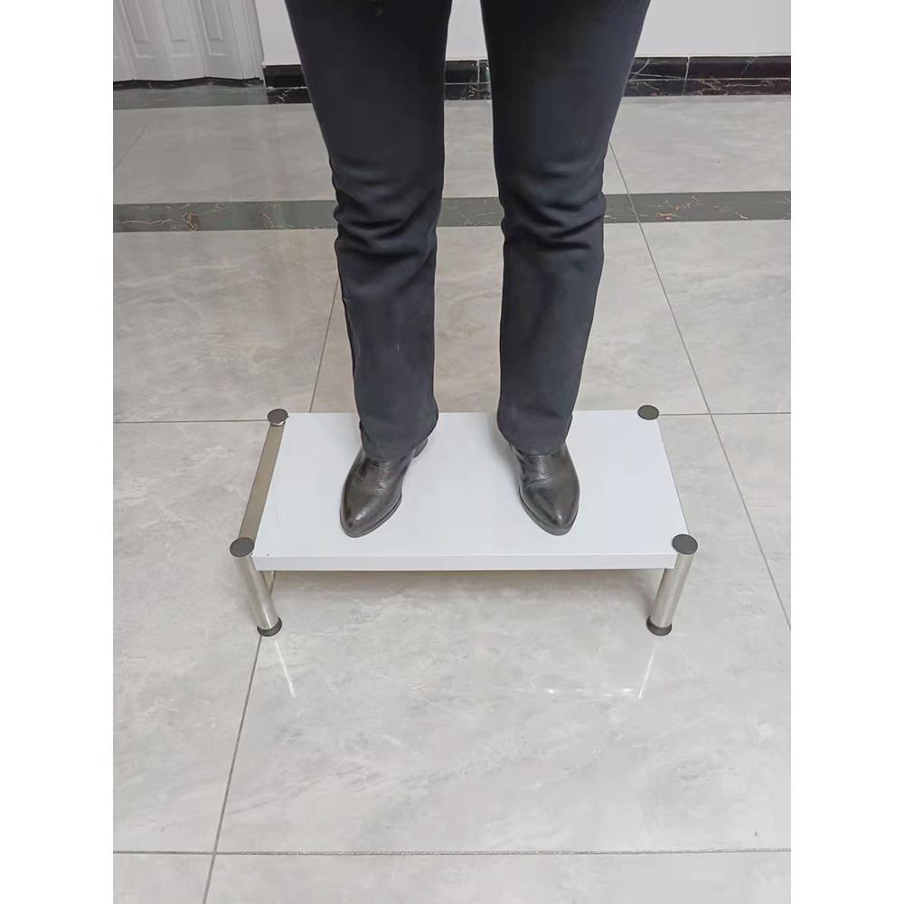 家用橱柜分层隔板柜内单一层架子桌台面收纳不锈钢加厚底座置物架