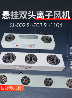 工业消除静电等离子风机悬挂式台式卧式防静电离子风扇静电消除器