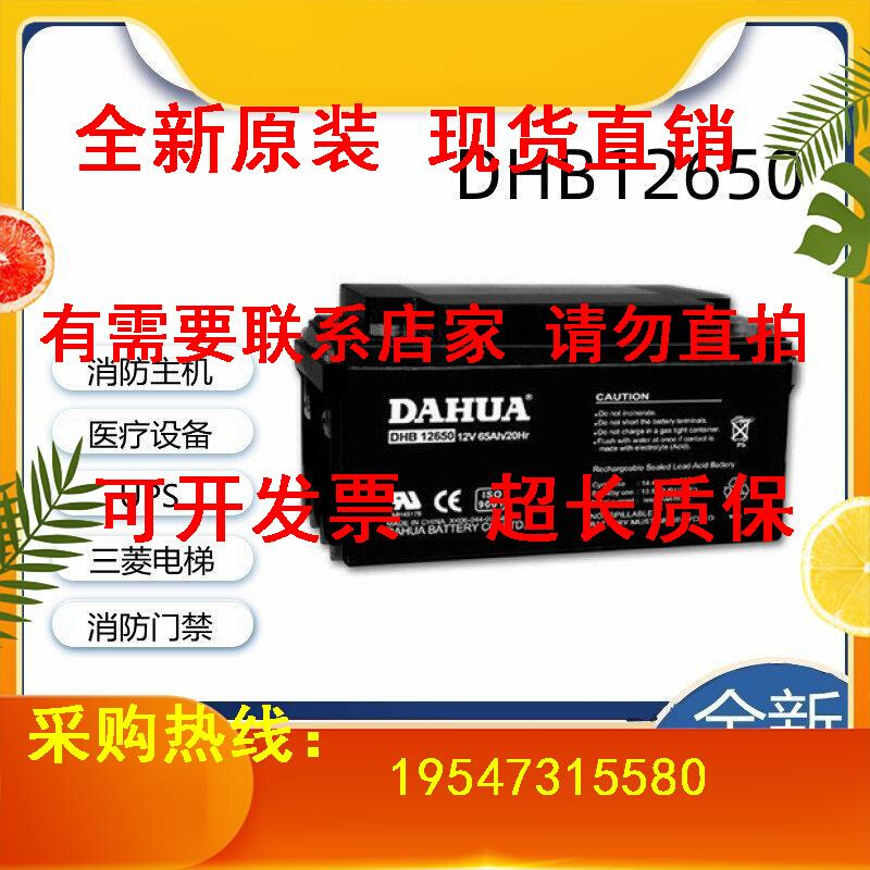 DAHUA大华UPS蓄电池DHB12380免维护12V38AHEPS直流屏通讯消防专用