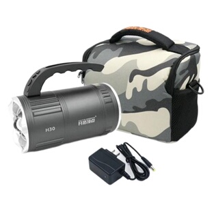 开拓顶点H30夜钓灯钓鱼灯聚光灯照射灯三光源LED黑坑蓝光灯