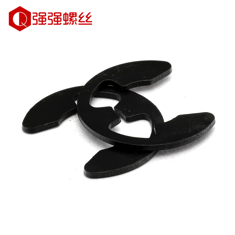 304不锈钢开口挡圈E型卡簧卡扣e型卡片GB8961.2481015