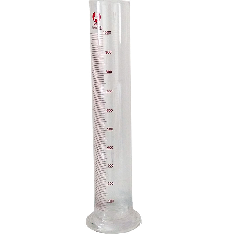 塑料玻璃带刻度量筒量杯500ml1000毫升汽油柴油石油密度计加油站