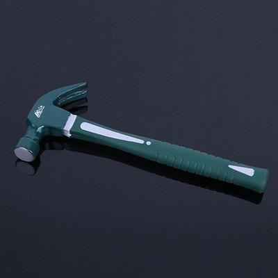 铭泰TPR包塑柄羊角锤喷塑叹号纤维柄榔头木工铁Y锤子起钉锤