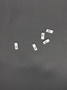 线缆号码管电工用线标识标记电线号套管 零伏梅花齿编号管 0V线标