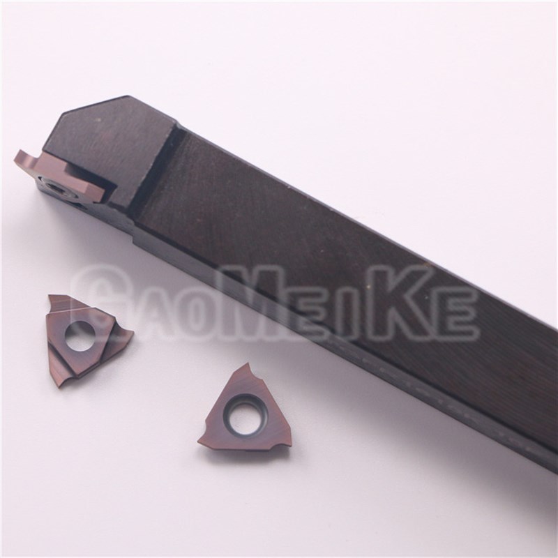 三角数控浅槽刀片车不锈钢外圆立装卡簧割槽刀粒走心机TGF32R100