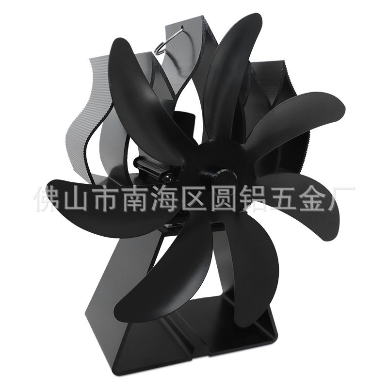 壁炉风扇跨境货源新款梯形底座室内暖风扇高温热循环冰钓取暖扇