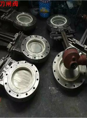 不锈钢对夹电液动陶瓷刀闸阀 PZ273TC-16P 电液联动陶瓷闸阀