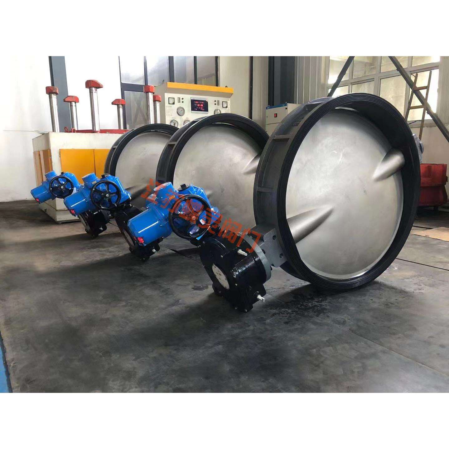电动对夹蝶阀D971X-10C温度≤80℃DN700走水阀门
