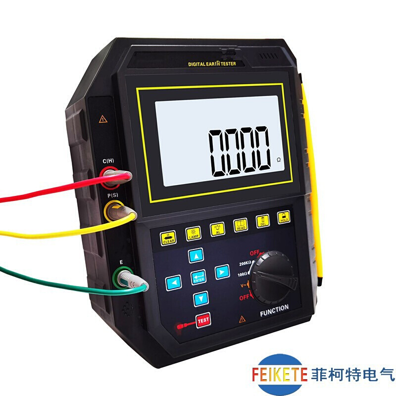 扬州数字式接地电阻测试仪手持式台式接地电阻土壤电阻率测试仪双