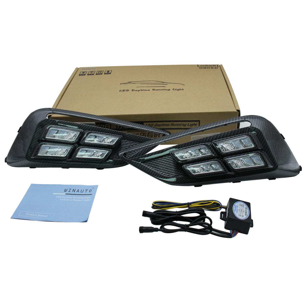 适用于2018-2019年 名爵 6 带黄光 双色 LED 日间行车灯 专车专用