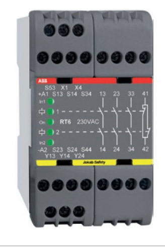 RT6 24DC安全继电器；双通道，3NO/1NC