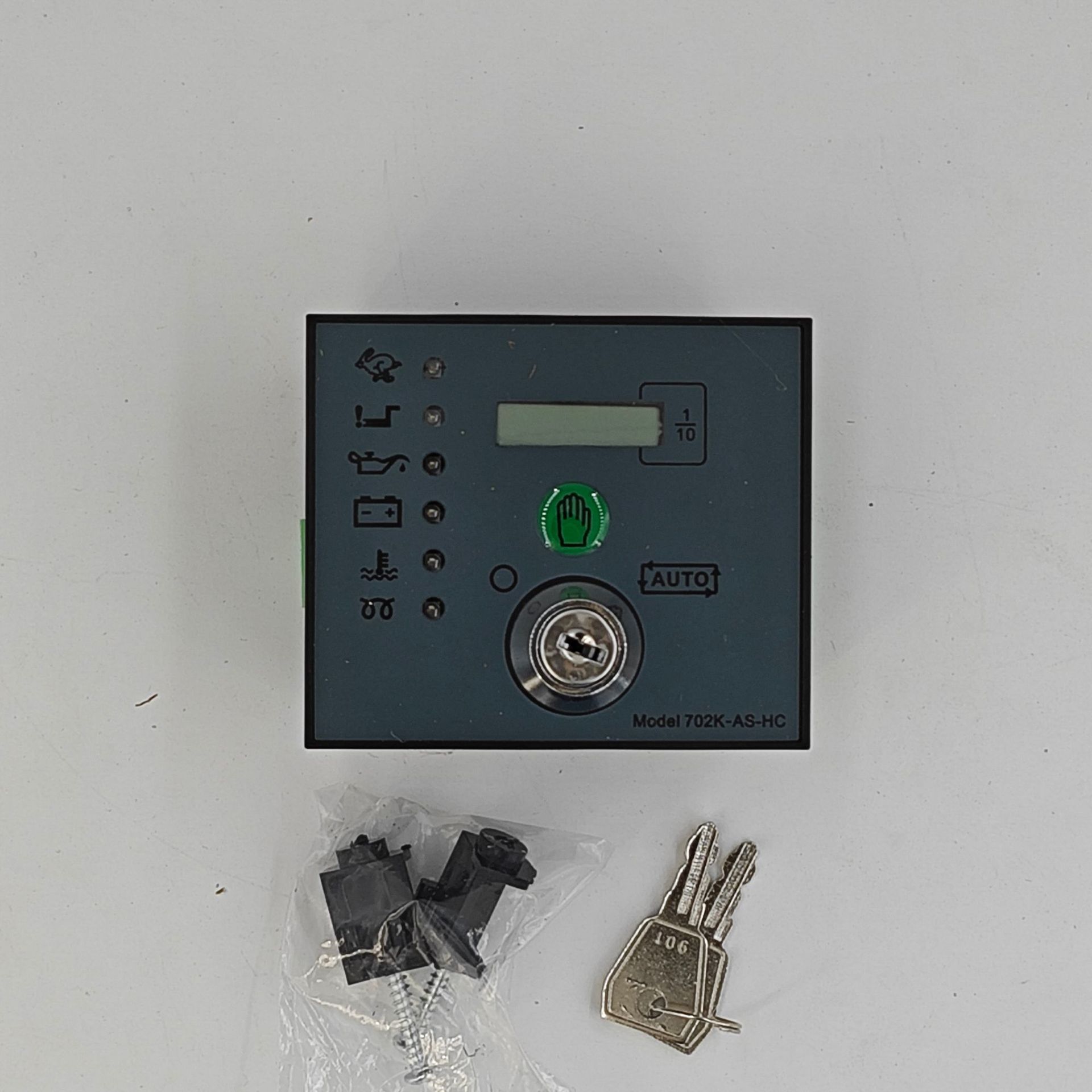 柴油机组小型控制柜面板DSE702AS发电机启动控制器