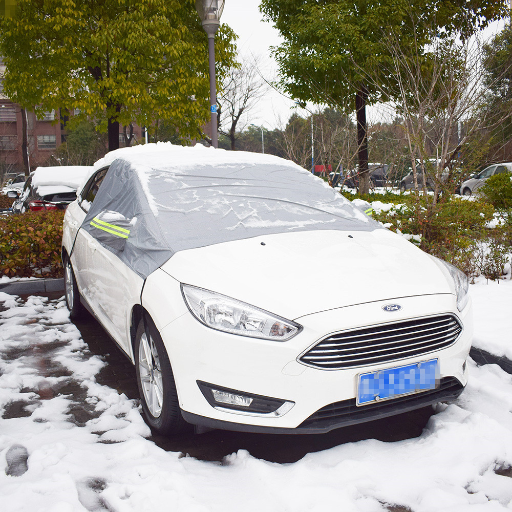 汽车防雪罩 防晒遮阳罩 多功能防霜防冻半罩衣 汽车用品