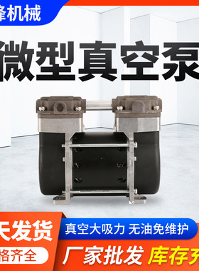 微型真空泵定/制YF9501PM-2 220V负压泵 小家用抽气泵静音真空泵