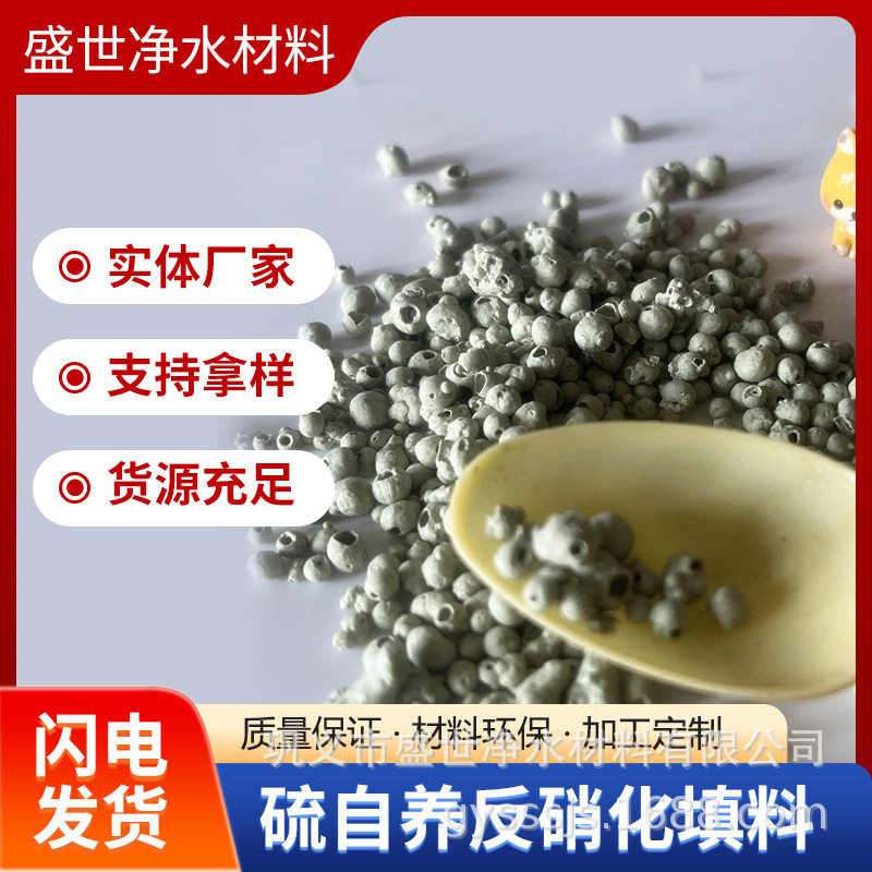 盛世净水硫自养反硝化生物滤料脱氮除磷水处理填料 提高水质