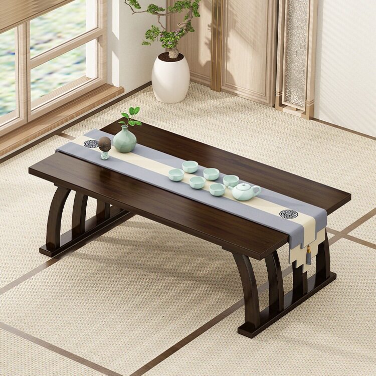 飘窗小桌子榻榻米茶桌家用实木小茶几炕几卧室窗台坐地矮桌子炕桌
