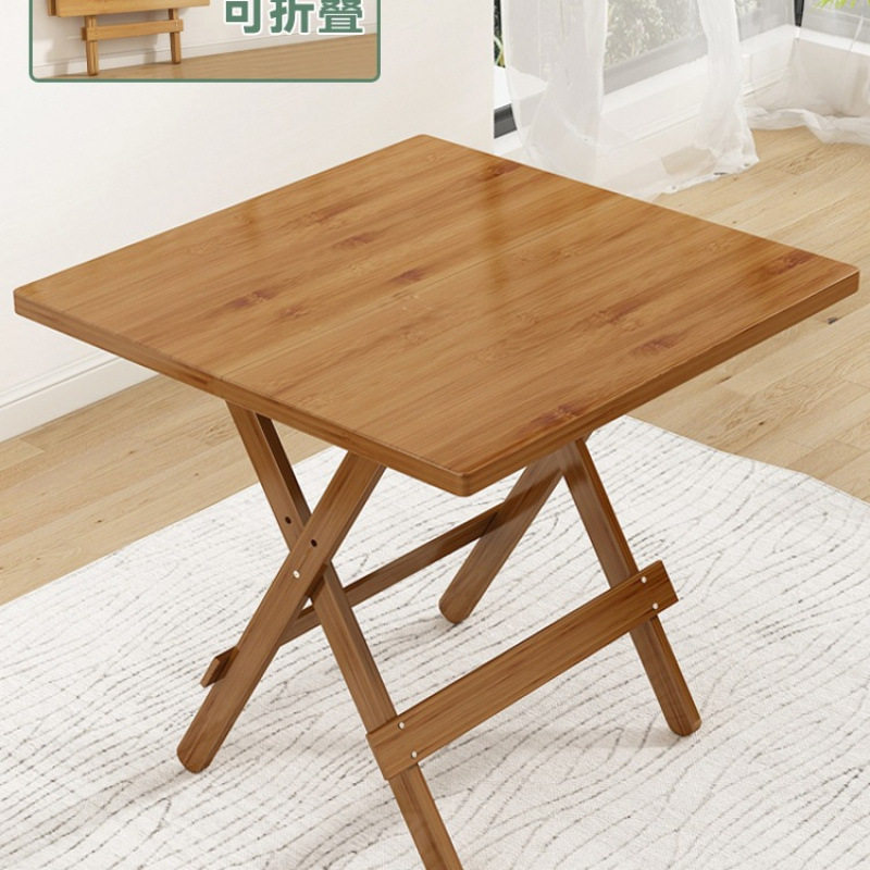 实木折叠便携方形餐桌出租屋