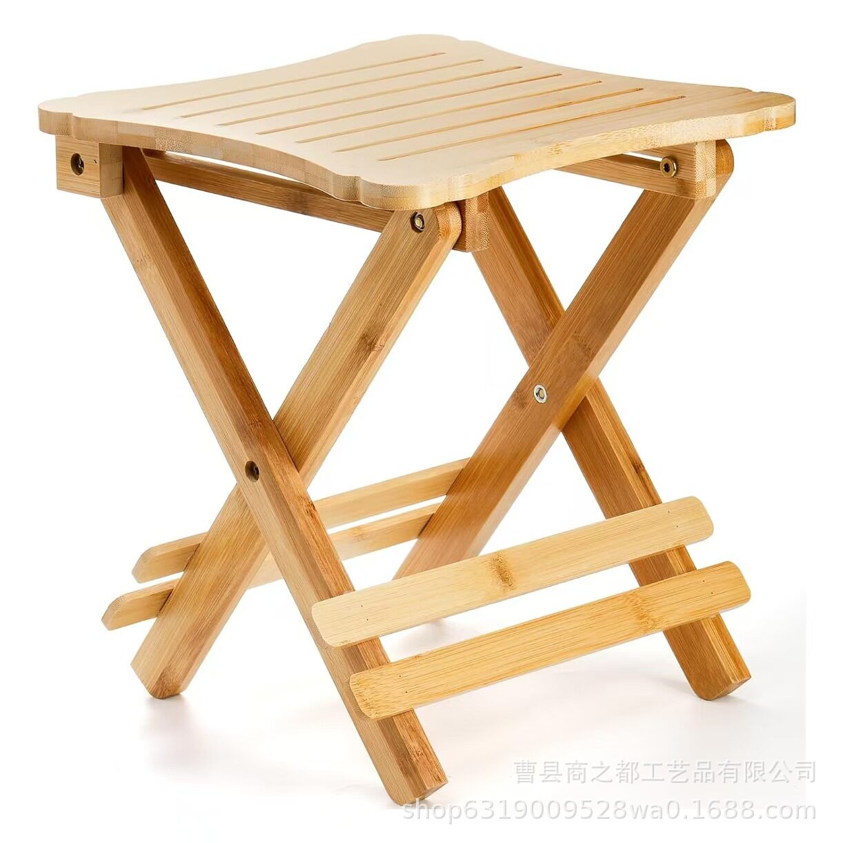 竹制折叠凳便携式家用浴室凳实木户外便携钓鱼椅小板凳小凳子方凳
