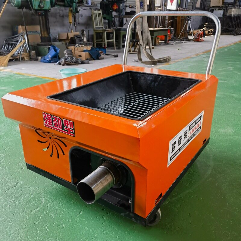 源头工厂螺旋输送泵 建筑工地用可移动螺旋泵 出口越南现货供应