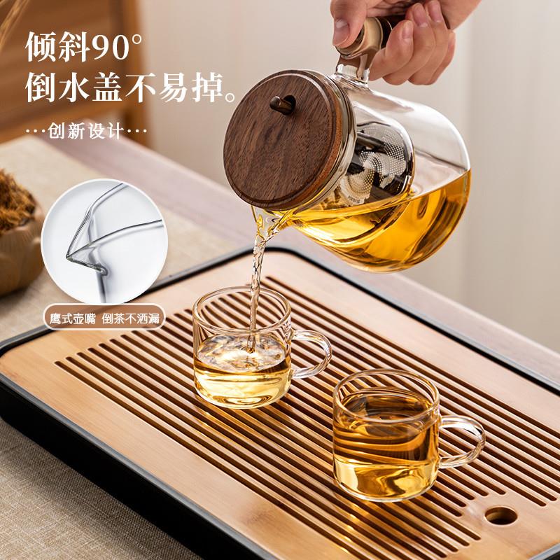 耐热玻璃飘逸杯泡茶壶茶水分离懒人批发一键过滤家用批发2025新款