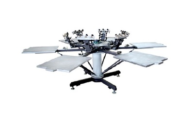 丝印机 手动丝网印花机 无纺布印花机 6色印花机screen printer