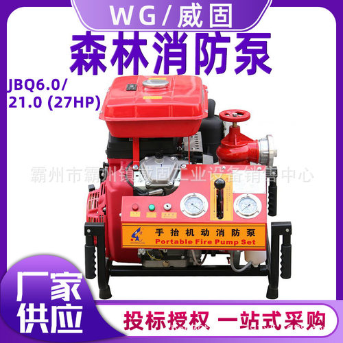 JBQ6.0/21.0(27HP)手抬机动双缸风冷风冷自吸泵