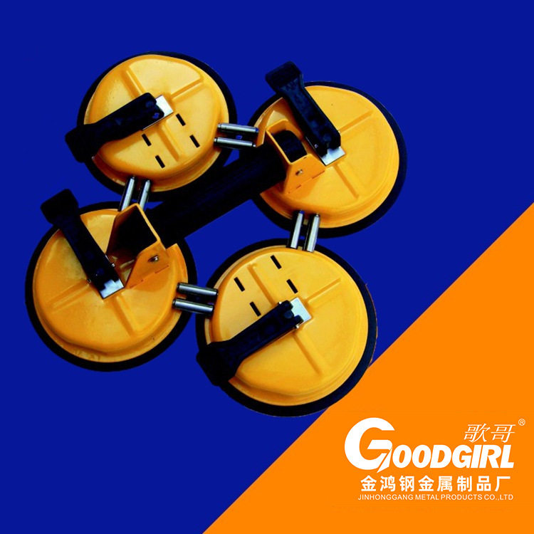 丁晴胶真空吊具活动型四爪玻璃吸盘 供应重型吸提器 手动吸盘