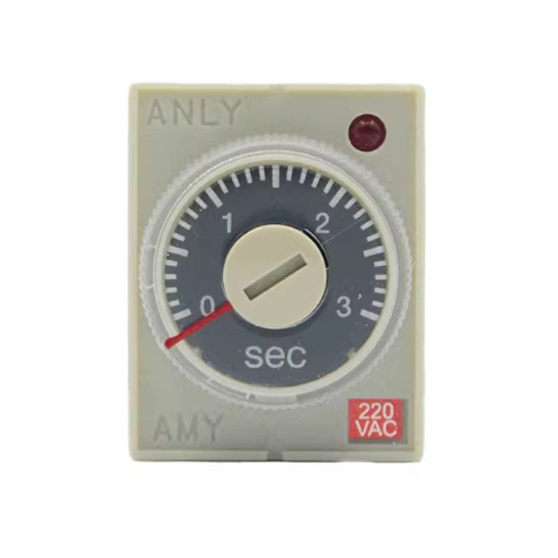 安良限时时间继电器AMY-2原装AMY-4电压AC220V DC24V 1S 30S 60S