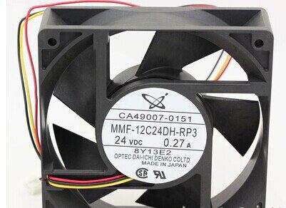 原装 MMF-12C24DH-RP3 12038 12cm 24V 0.27A 变频器测速风扇
