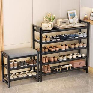 鞋架家用门口多层2025新款爆款入户门简易换鞋凳可坐门外楼道鞋柜