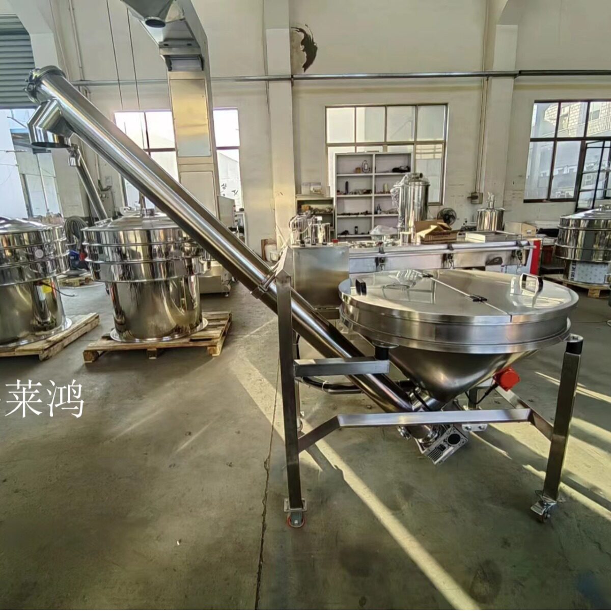 莱威有轴螺旋输送机自动化