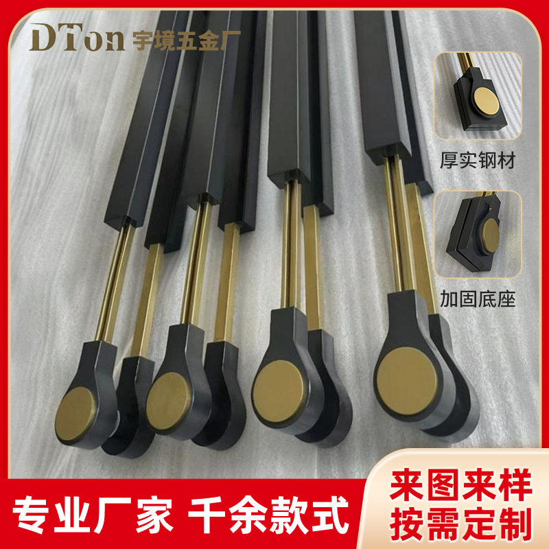 酒店大门别墅门雕刻拉手中式古铜把手豪华酒店会所把手厂家
