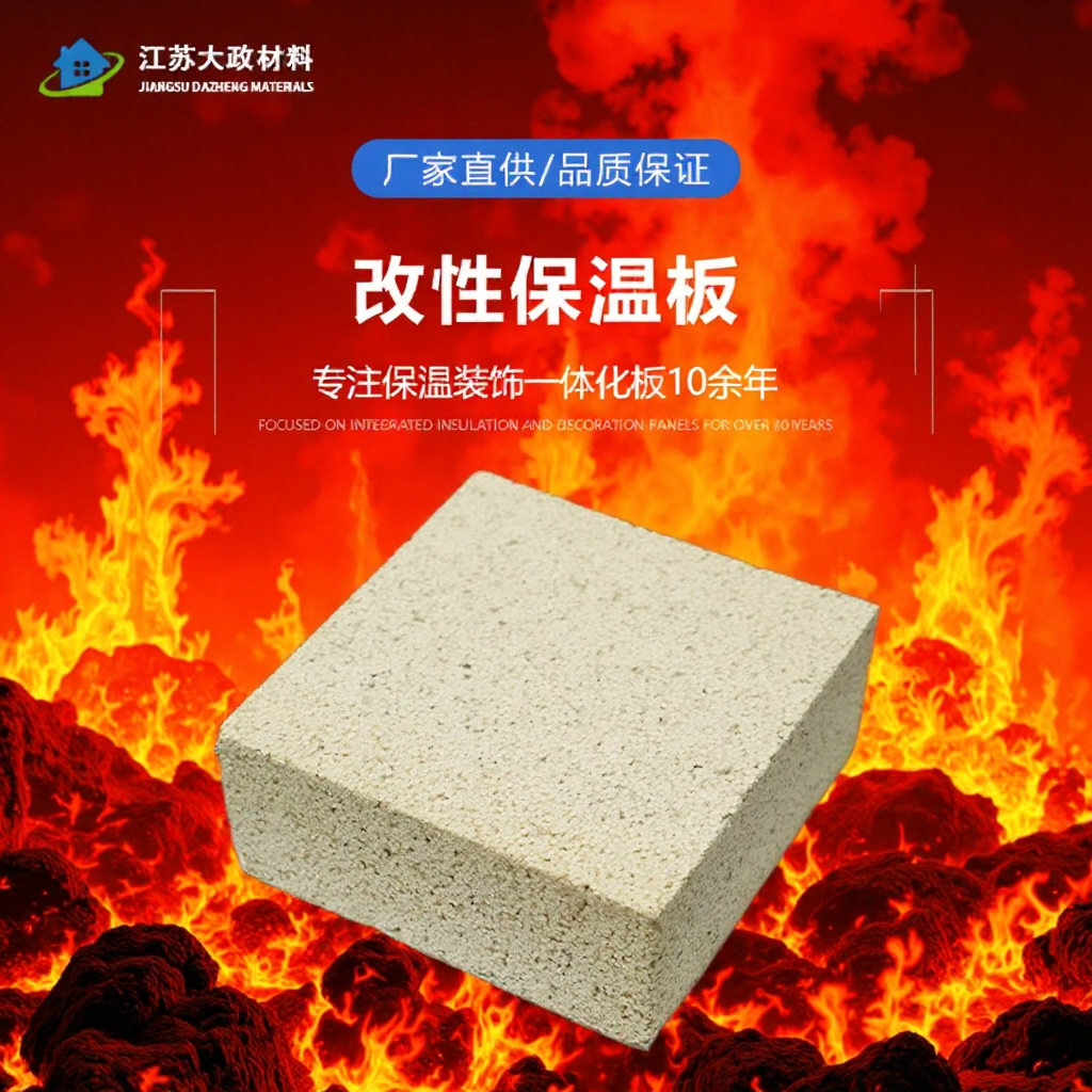 无机改性保温装饰一体板耐高温