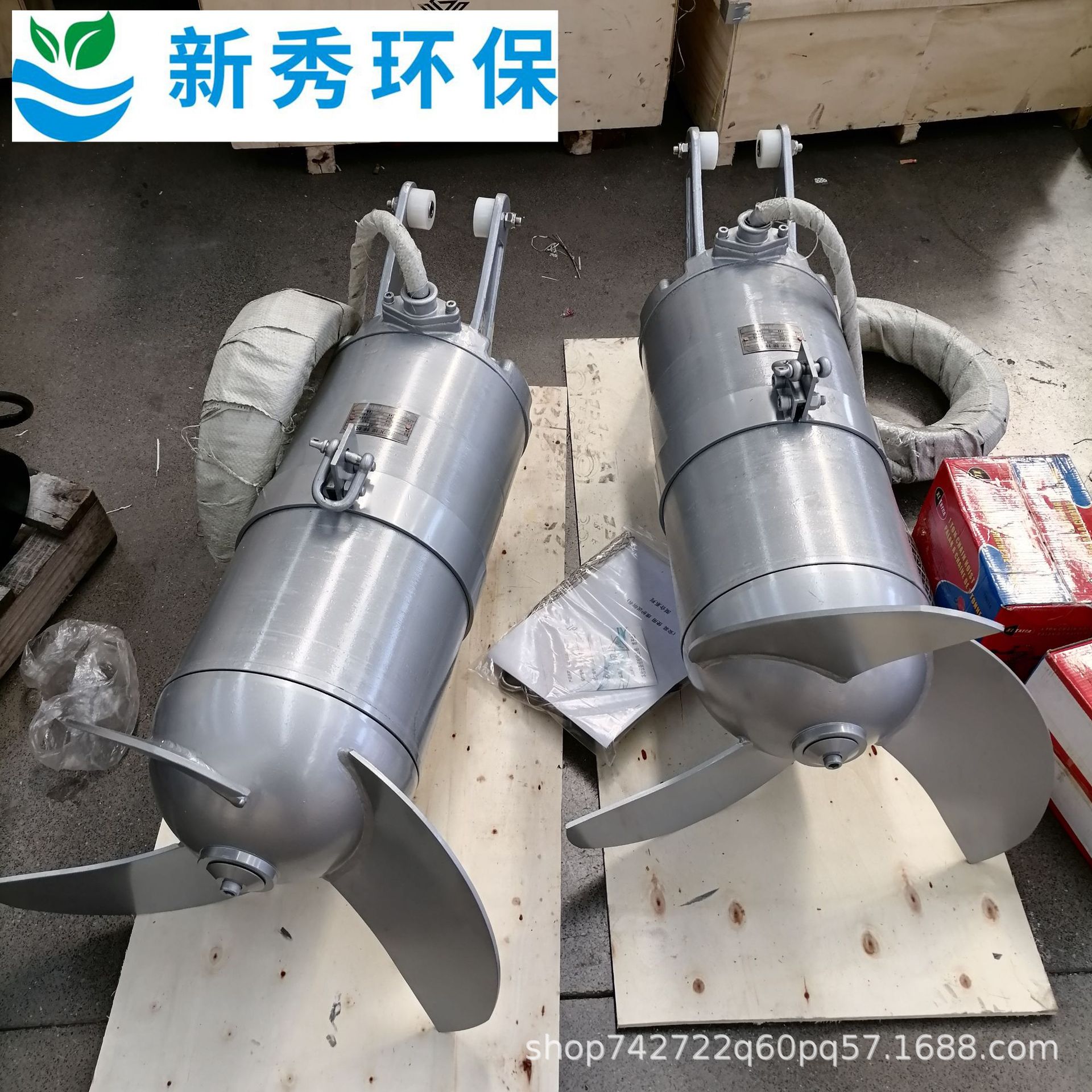 潜水搅拌器好氧池污水池安装