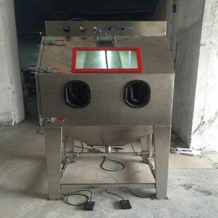 厂家供应环保箱式水式喷砂机湿式喷砂机五金表面光饰专用手动节能