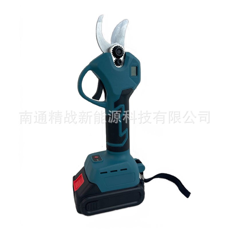 数显款锂电树枝剪电动修枝剪充电式无线园林果树粗枝修剪工具批发