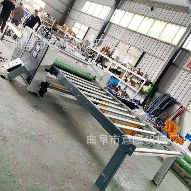 龙门框架吸盘自动上下板贴面机密度板双面贴纸机铝板覆膜机质保