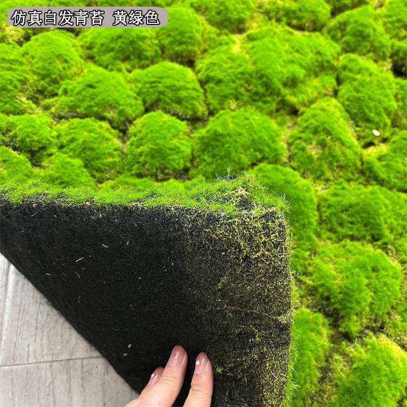 泓光仿真苔藓草皮植毛假青苔草坪植物墙配材室内景观绿化人造草皮