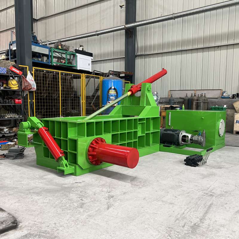 多功能卧式液压也压块机  易拉罐自动打包机 金属屑边角料压块机