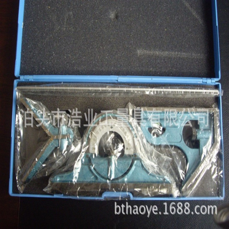 组合角度尺0-180度 角度尺 180度量角器 木工角尺 组合角度尺
