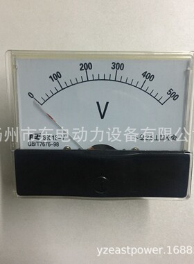 30KW 50KW 100KW三相发电机 交流电压表  69L13-V 指针式 0-500V