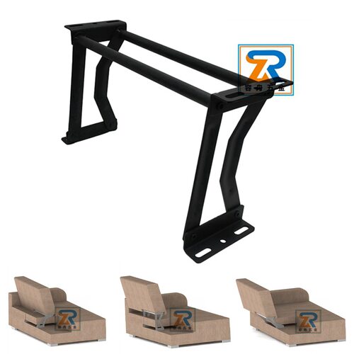 家具五金新款意式极简可调靠背沙发铰链长度40厘米前后移