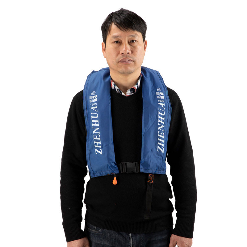 气胀式工作救生衣(引航服)TPU自充气水上引航员专用iso高可视