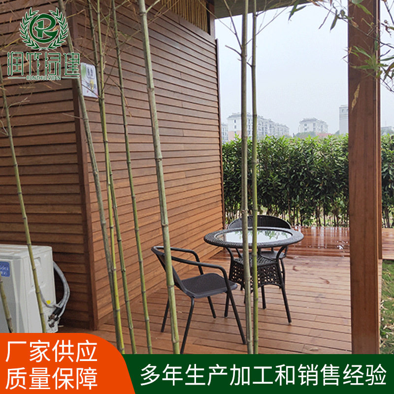 工厂批发仿古美化景区竹木风格设计 园林便捷原竹建筑供应厂家