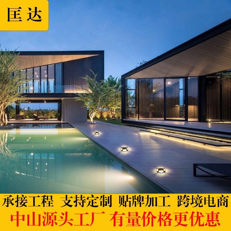 工厂直销led户外防水地灯地埋灯嵌入式地射灯室外草坪花园地脚灯