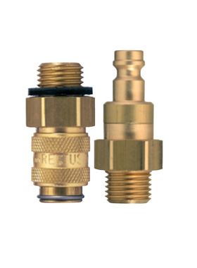 Rectus利达时 双封闭 铜/铜镀镍 快换接头 5mm通径 21KB系列